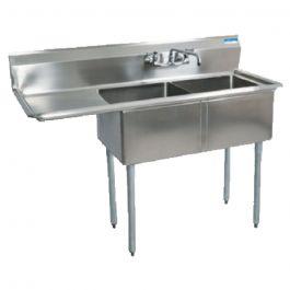 BK Resources (2) Two Compartment Sink