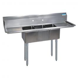 BK Resources (4) Four Compartment Sink