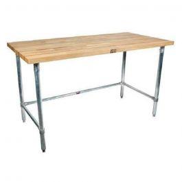 BK Resources Wood Top Work Table
