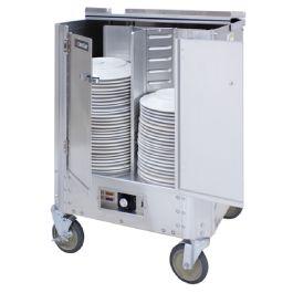 Cres Cor Heated Dish Storage Cart