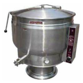 Crown Steam EP-30F Stationary Kettle Electric 30 Gallon Capacity