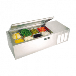Delfield Refrigerated Countertop Pan Rail