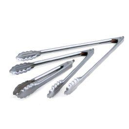 9 Heavy Duty Tongs made of Stainless Steel, Edlund 4409HDL/72