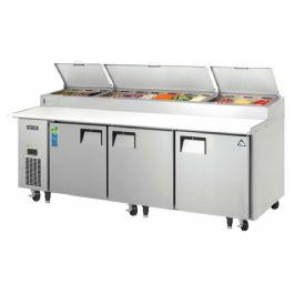 Everest Refrigeration Pizza Prep Table Refrigerated Counter