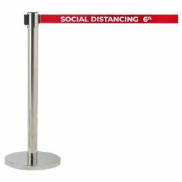 AARCO Products Retractable Crowd Control Stanchion
