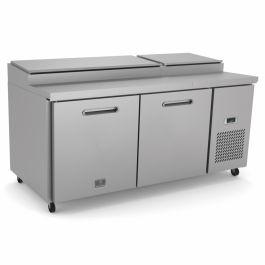 Kelvinator Commercial Pizza Prep Table Refrigerated Counter