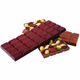 Matfer 380240 Chocolate Mold 3 Chocolate Bars With 18 Squares Each 6L X  2-3/4W X