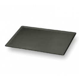 Matfer 310202 Exal Non-Stick Aluminum 23 5/8 Long 15 3/4 Wide 5/8 Rim  Oven Baking Sheet