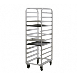 New Age Single Mobile Tray Rack