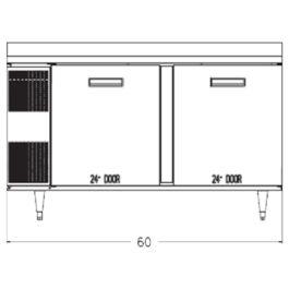 Randell Work Top Refrigerated Counter