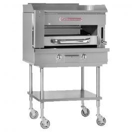 Southbend Countertop Gas Griddle on Overfire Broiler
