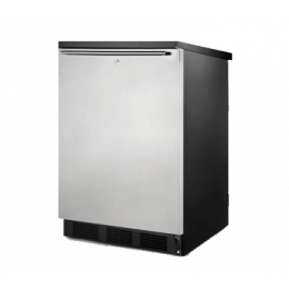 Summit FF7LBLKSSHH Undercounter Refrigerator Freestanding Use Only