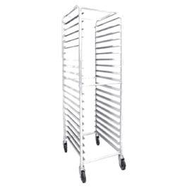 Insert Pan Rack 20 1/4 x 24 x 24, Half Size, 7 Pan Capacity, End Load