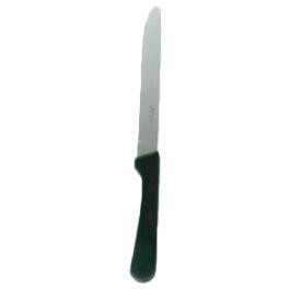 Stainless Steel 5 Blade Round Tip Jumbo Knife, Plastic Handle Steak K