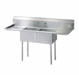 Turbo Air (2) Two Compartment Sink