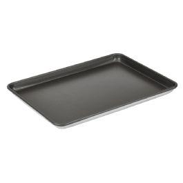 Vollrath 5303NSP Wear-Ever Half Size 18 Gauge Non-Stick 13 x 18 Wire in Rim Perforated Aluminum Bun / Sheet Pan