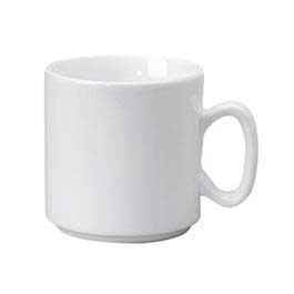 Vertex China SM-RB Rubicon 10 Oz. Stackable White Summit Mug - 36 / CS