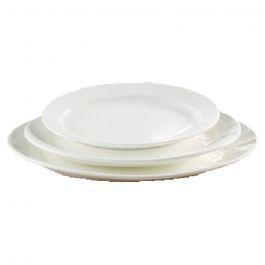 Yanco JS-710 10-Inch Porcelain Jersey Plate With Lid, DZ