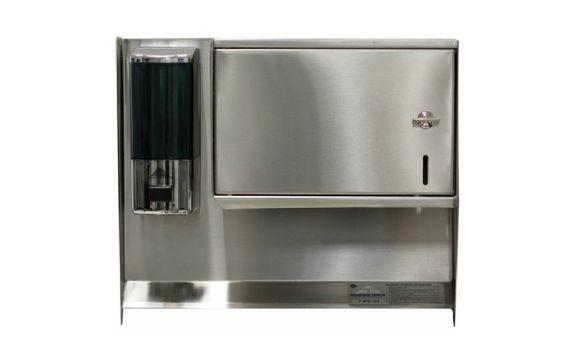 Advance Tabco 7-PS-34 Soap & Towel Dispenser For 17" Wide Hand Sinks
