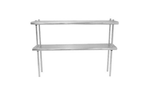 Advance Tabco DS-12-60 Overshelf Table Mounted Double