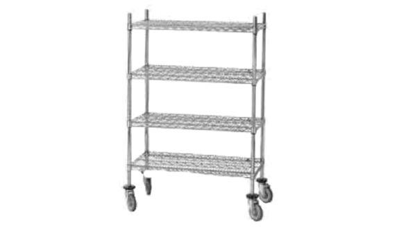 Advance Tabco ECPC-74-X Special Value Wire Shelving Post 74"H Numbered