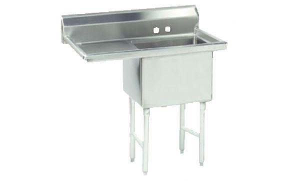 Advance Tabco FC-1-1824-18L Fabricated Sink 1-compartment 18" Left Drainboard