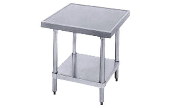Advance Tabco MT-GL-300 Equipment Stand 30"W X 30"D X 24"H 14/304 Stainless Steel Top