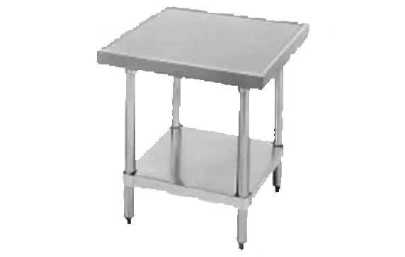 Advance Tabco SAG-MT-242 Equipment Stand 24"W X 24"D X 24"H 430 Stainless Steel Top