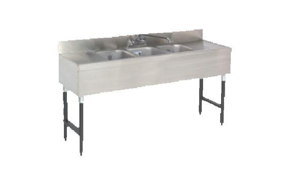 Advance Tabco SLB-73C Special Value Sink Unit 3-compartment 84"W X 18"D X 33"H Overall