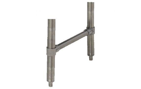 Advance Tabco SU-10A Upgrade Underbar Legs To 18" Stainless Steel Legs