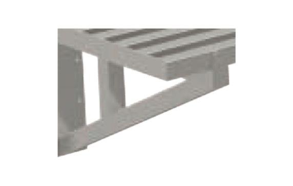 Advance Tabco TA-26-21 Weld Shelf Brackets To DT21- Series Slotted Wall Shelves