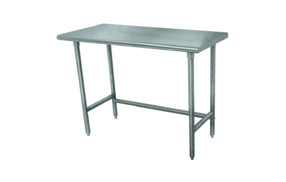 Advance Tabco TELAG-365-X Special Value Work Table 60"W X 36"D 16 Gauge 430 Stainless Steel Top