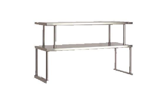 Advance Tabco TOS-2 Food Table Overshelves Double 31-13/16"W X 12"D X 27-1/8"H