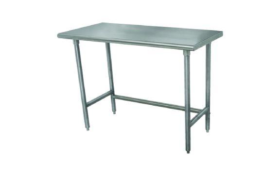 Advance Tabco TSLAG-246-X Special Value Work Table 72"W X 24"D 16 Gauge 430 Stainless Steel Top