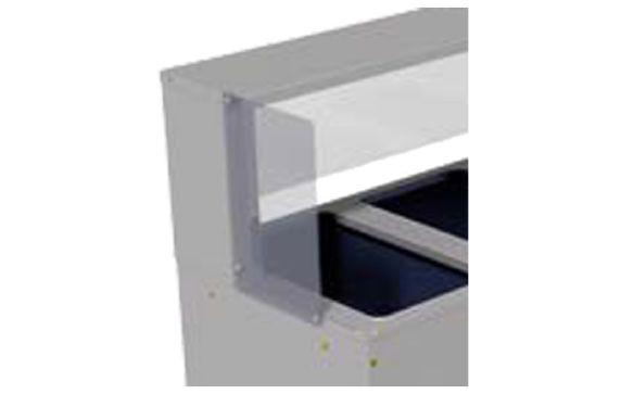 Advance Tabco TSP-2 End Panels For TSS Series Serving Shelf Acrylic (one For Each End)