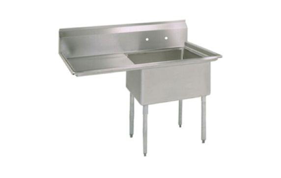 BK Resources BKS-1-24-14-24L Sink One Compartment 50-1/2"W X 29-13/16"D X 43-3/4"H Overall Size