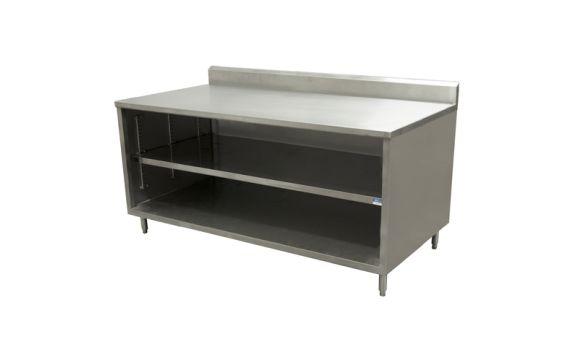 BK Resources CSTR5-2472 Chef Table Cabinet Base With Open Front 72"W X 24"D X 39-3/4"H Overall Size
