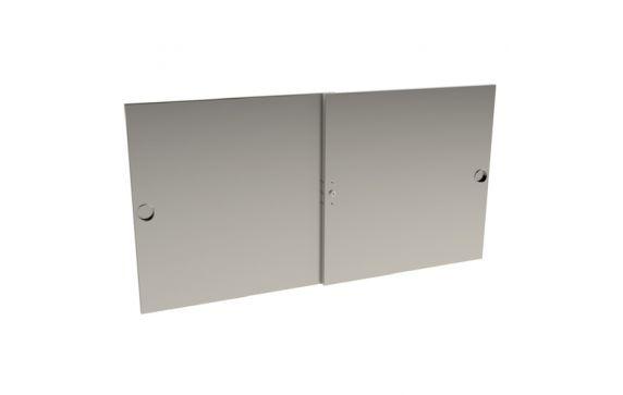 Cadco GG4-SD Locking Security Doors Swing-out Doors With (2)