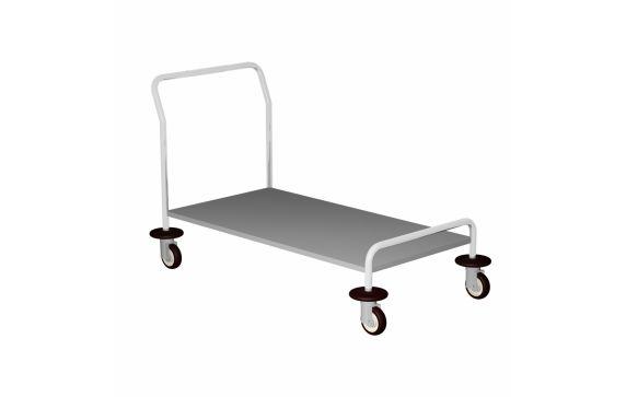 Caddy T-25 - Platform Caddy For Racks, Double Tray Stack, Platform Style