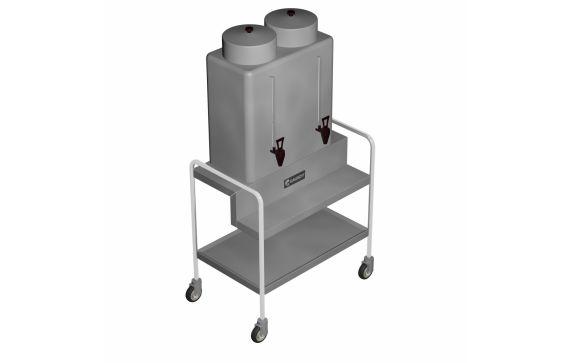 Caddy T-502 - Beverage Caddy, 8" Dropped Perforated Removable Drain Pan With Drip Faucet