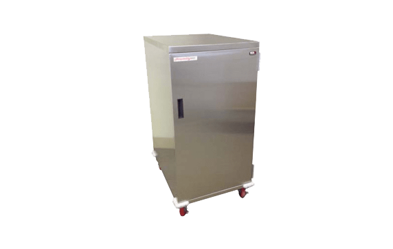 Carter Hoffmann ESDST6 Economy Patient Tray Cart Stainless Steel Single Door