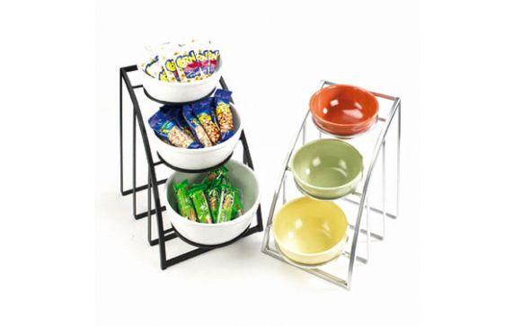 Cal Mil 1712-8-13 Mission Style Bowl Display Frame Only 10-1/2"W X 15-1/2"D X 15-1/2"H