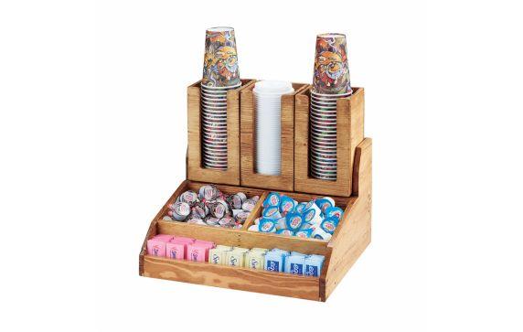 Cal Mil 2019-99 Madera Condiment Station 15-1/4" X 14"D X 9-1/2"H (3) Section