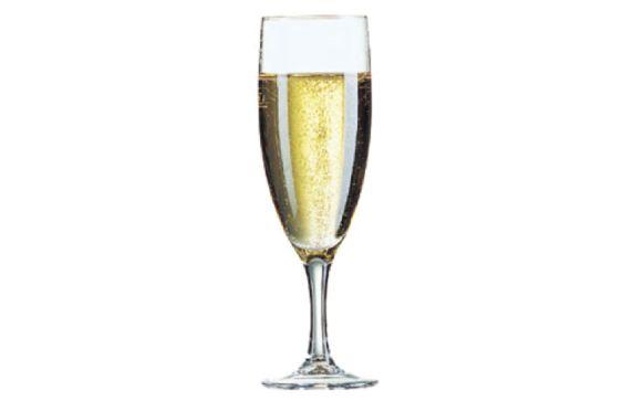 Arc Cardinal 56416 Champagne Flute Glass 4-1/2 Oz. Glass