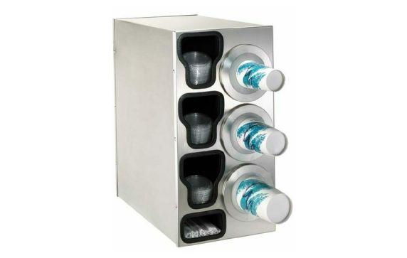 Dispense Rite BFL-C-3RSS Cup Dispensing Cabinet Adjustable (3)