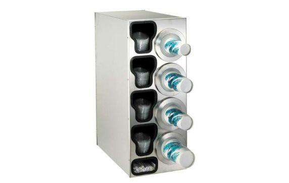 Dispense Rite BFL-C-4RSS Cup Dispensing Cabinet Adjustable (4)