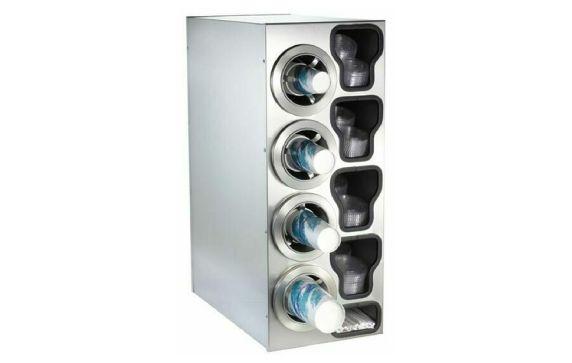 Dispense Rite CTC-C-4LSS Cup Dispensing Cabinet Adjustable (4)