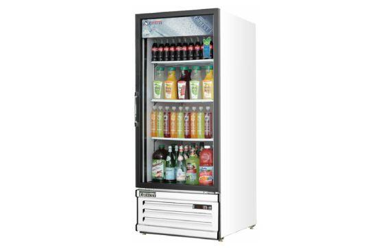 Everest Refrigeration EMGR10 Reach-In Glass Door Merchandiser Refrigerator