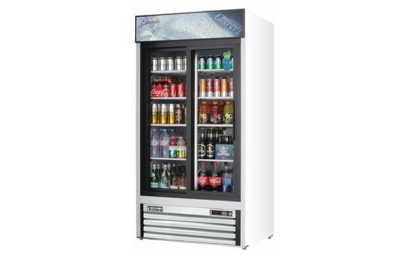 Everest Refrigeration EMGR33 Reach-In Glass Door Merchandiser Refrigerator
