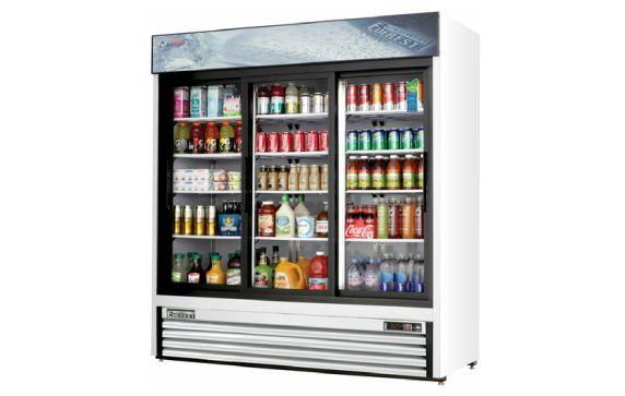 Everest Refrigeration EMGR69 Reach-In Glass Door Merchandiser Refrigerator